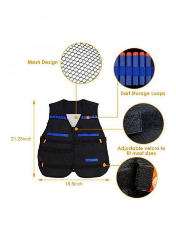 44-Piece Tactical Vest Kit For Nerf Guns N-Strike Elite Series