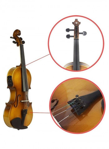 Full Size Acoustic EQ Electric Violin Fiddle Kit