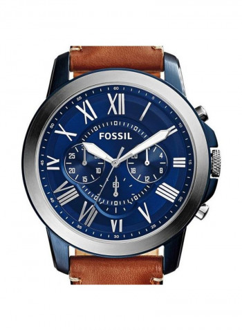 Men's Leather Analog Watch FS5151