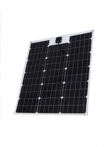 Pack Of 2 Flexible Solar Panel Outdoor Light Black