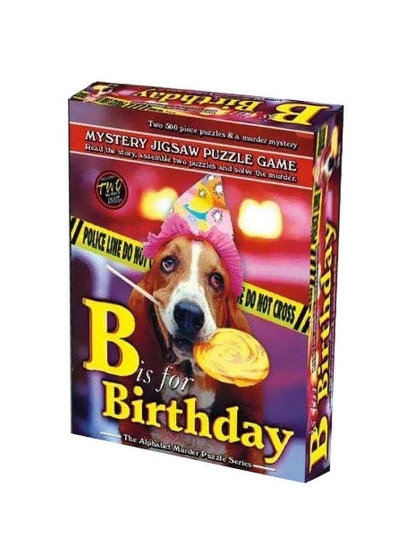 500-Piece B Is For Birthday Jigsaw Puzzle 7109
