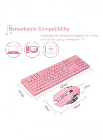 Rechargeable Gaming Keyboard And Mouse