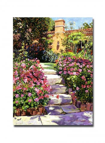The Five Steps Canvas Wall Art multicolour 18 x 24inch