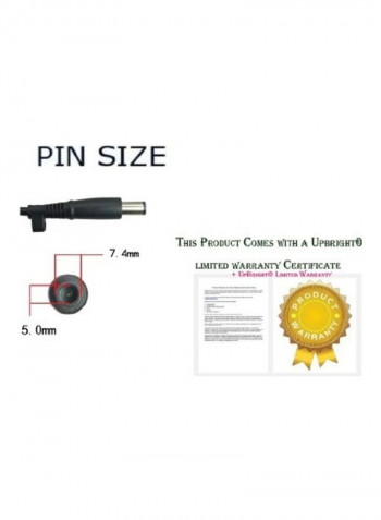 230W AC/DC Adapter Compatible With Original HP ZBook 17 Black