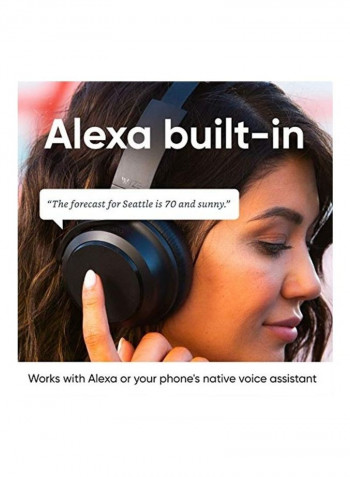Wireless Bluetooth Over-Ear Headphones With Mic Black