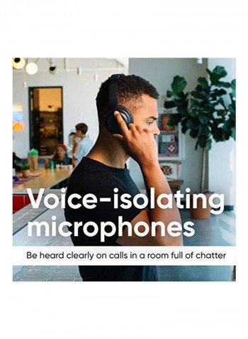Wireless Bluetooth Over-Ear Headphones With Mic Black