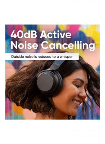 Wireless Bluetooth Over-Ear Headphones With Mic Black