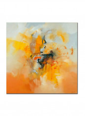 Abstract IV Canvas Wall Art Multicolour 24 x 24inch