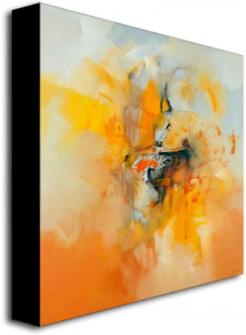 Abstract IV Canvas Wall Art Multicolour 24 x 24inch