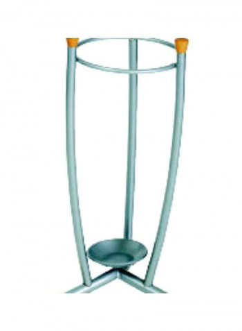 Slim Umbrella Stand Grey/Orange 23.625x9.83inch