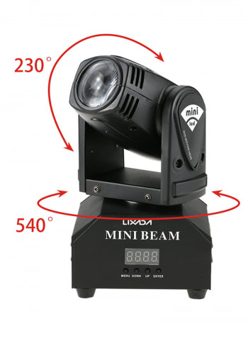 LED Stage Effect Mini Beam Light Black