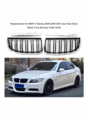 1-Pair Front Bumper Grill for BMW 3 Series 2006-2008 E90 E91