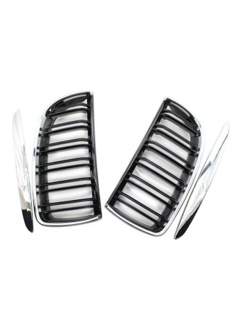 1-Pair Front Bumper Grill for BMW 3 Series 2006-2008 E90 E91