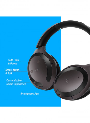 AI Based Wireless Noise Cancelling Headphones Medallion Brown/Black