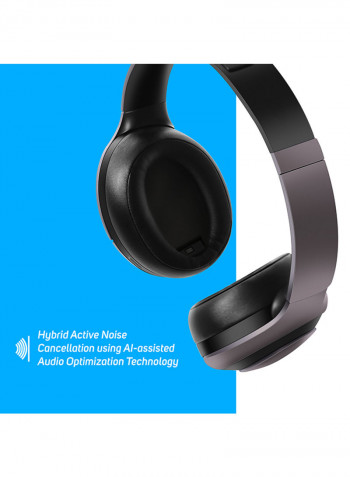 AI Based Wireless Noise Cancelling Headphones Medallion Brown/Black