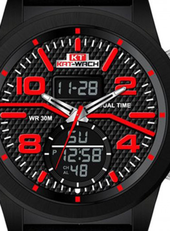 Men's Analog+Digital Electronic Round Watch 2056