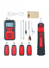 Handheld Ant-EI Cable Length Tester Kit Black/Red 28.2centimeter