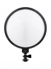 VL-500T Bi-Colour Dimmable Circular LED Video Light 9inch White/Black