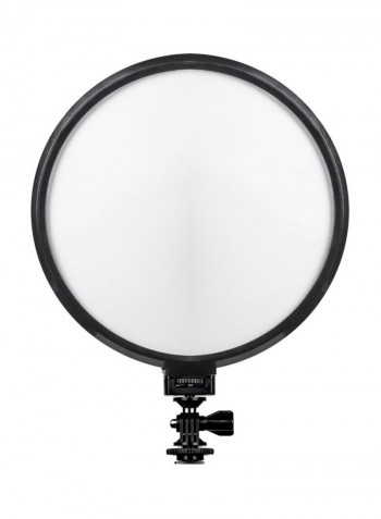 VL-500T Bi-Colour Dimmable Circular LED Video Light 9inch White/Black