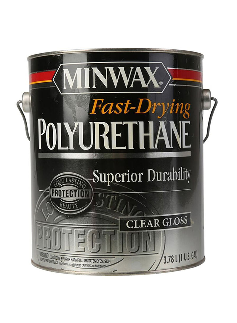 Fast-Drying Polyurethane Protective Finish Clear Gloss 3800ml