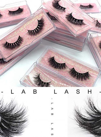 Pair Of 20 3D Different Style Reusable False Eyelashes Black