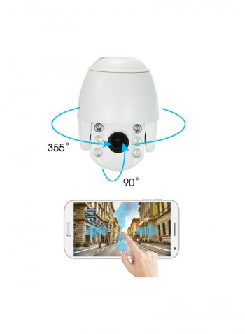 PTZ Night Vision Security Camera - US Plug