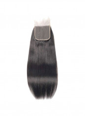 3-Bundle Wavy Hair Extension Set With Closure Natural Black