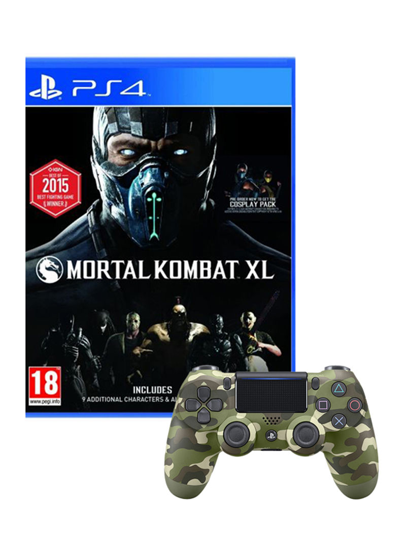Mortal Kombat XL - Fighting - PAL - Region 2 - PlayStation 4 (PS4) With DualShock 4 Wireless Controller - PlayStation 4 (PS4)