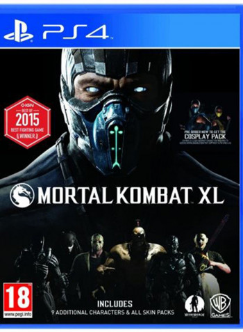 Mortal Kombat XL - Fighting - PAL - Region 2 - PlayStation 4 (PS4) With DualShock 4 Wireless Controller - PlayStation 4 (PS4)