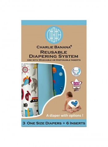 9-Piece Reusable Diapering System Set