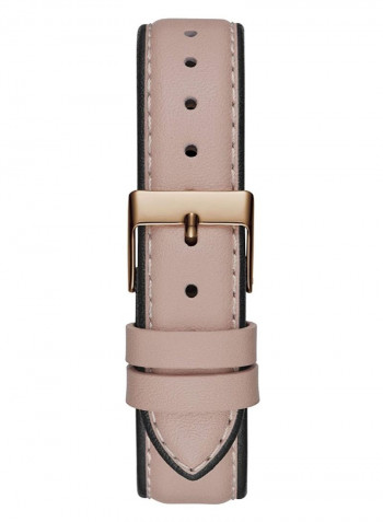 Women's Leather Analog Wrist Watch GW0027L2