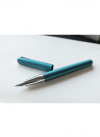 Studio Fountain Pen Aquamarine/Silver