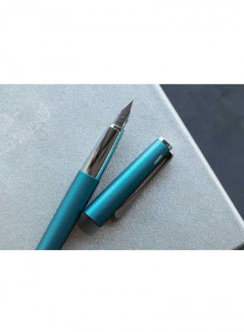 Studio Fountain Pen Aquamarine/Silver