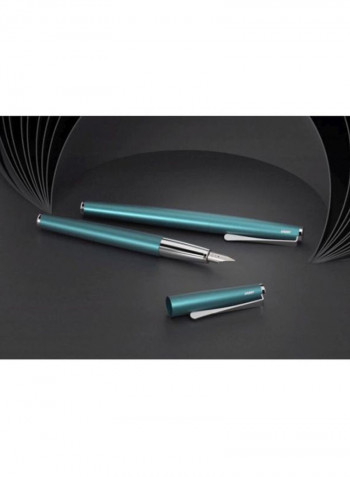 Studio Fountain Pen Aquamarine/Silver