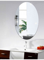 1-Piece Bathroom Decorative Mirror Silver 60 x 90cm