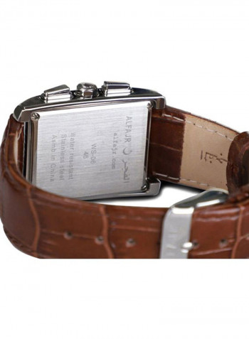 Men's Leather Digital Watch MWAF76