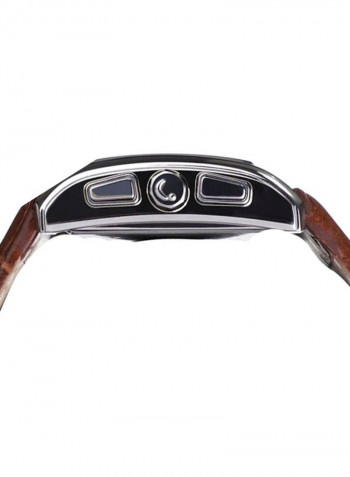 Men's Leather Digital Watch MWAF76
