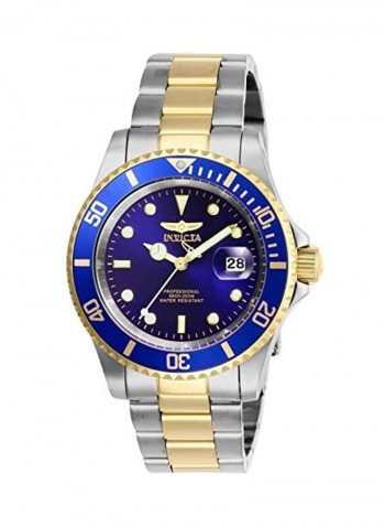 Men's Analog Wrist Watch with Stainless Steel Strap