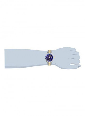 Men's Analog Wrist Watch with Stainless Steel Strap