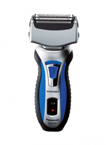 Travel Electric Shaver Black/Blue/Silver