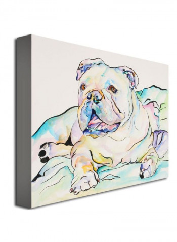 Open For Dinner Canvas Wall Art multicolour 12 x 19inch