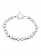 925 Sterling Silver Beaded Bracelet