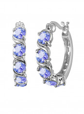 925 Sterling Silver Tanzanite Hoop Earrings reviews 925 Sterling Silver Tanzanite Hoop Earrings