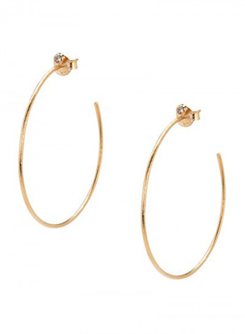 Round Metal Hoop Earrings