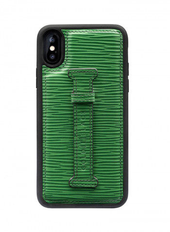 Protective Case Cover For Apple iPhone X/XS With Finger Holder Unico Green