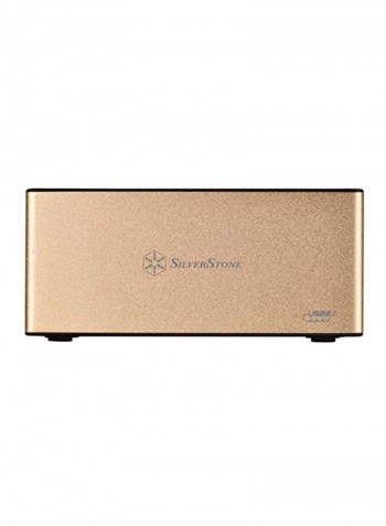 External Hard Drive With USB Connector Gold