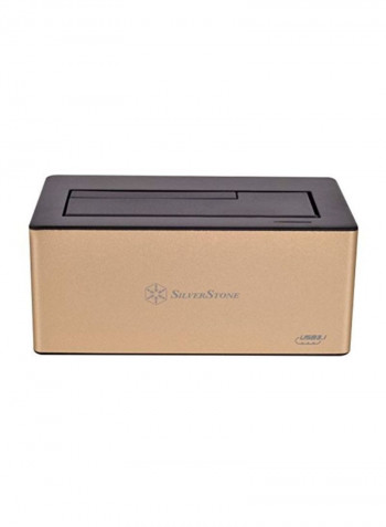 External Hard Drive With USB Connector Gold