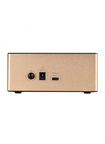 External Hard Drive With USB Connector Gold