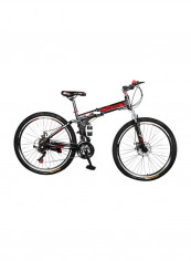 Foldable Mountain Bike Black/Red reviews Foldable Mountain Bike Black/Red