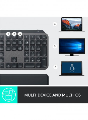 MX Keys Plus Advanced Wireless Keyboard Black